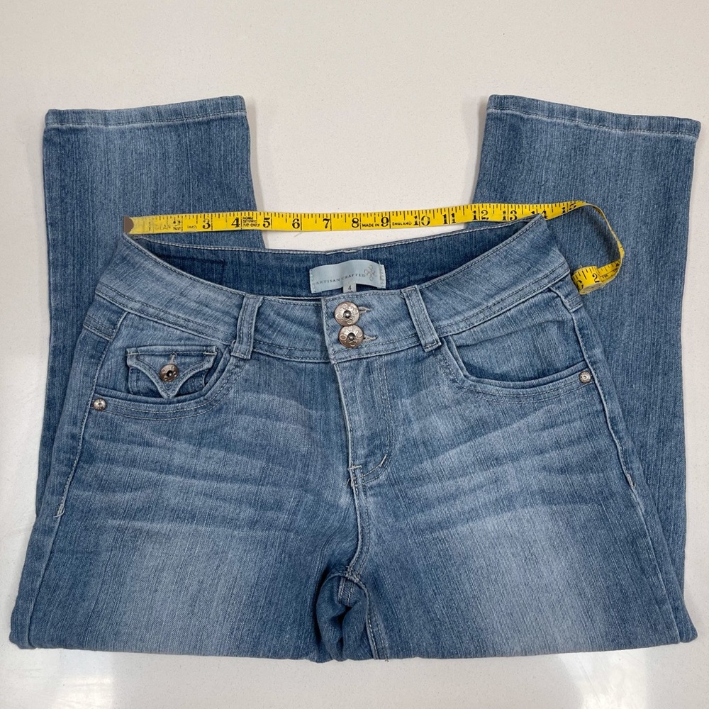 Artisan Crafted crop length jeans. Size 4